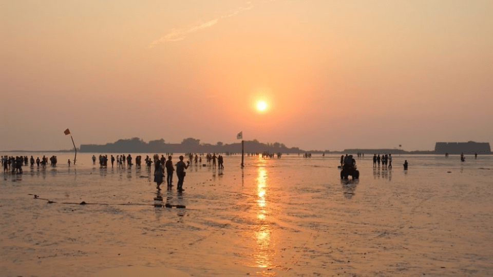 Sunset at Sasawane Beach Alibaug