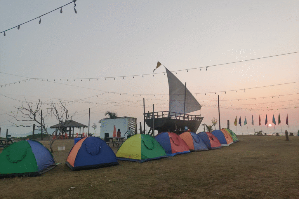 Alibaug tent house price budget camping